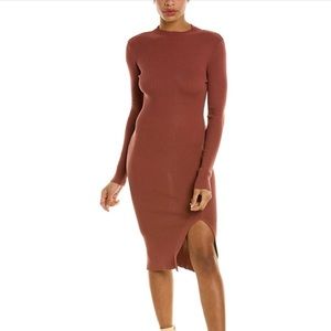 L.N.C. Studded Redbush Sweater Dress